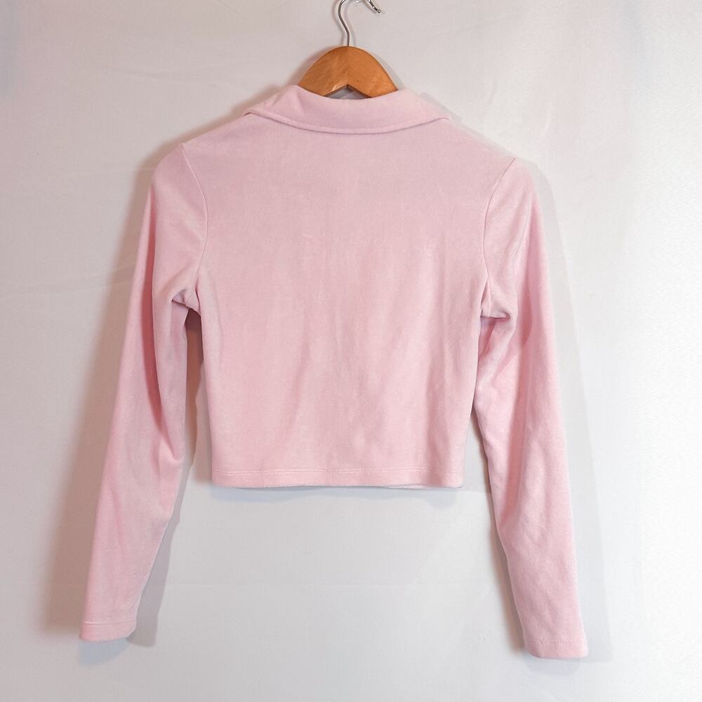 3 FOR $35! 📦 FABLETICS NWOT Vanessa Hudgens Pink Polo Long-Sleeve Top Sz… - Picture 5 of 5